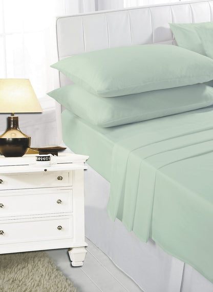 2 x Pillow Case Luxury Fine Poly cotton Housewife Pair Pack Pillows Cover Cases