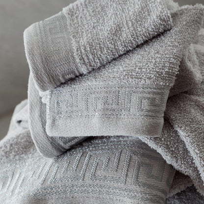 Greek Key Style 100% Egyptian Cotton Towels Sets Bath Sheets Jumbo Sheets Hotel