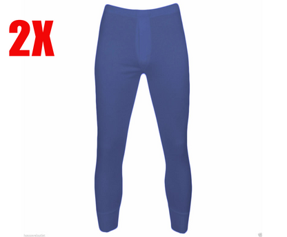 2pcs Men's Thermal Long Johns Underwear Pants Warm Trousers Baselayer Bottoms