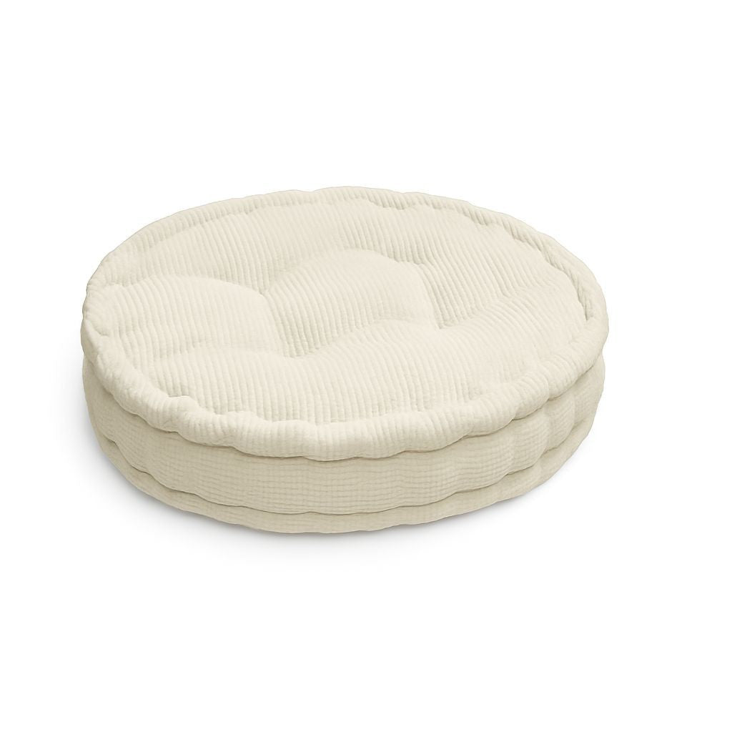 Rounded 10cm Thick padded seat cushion garden dining chair pad indoor outdoor boosters