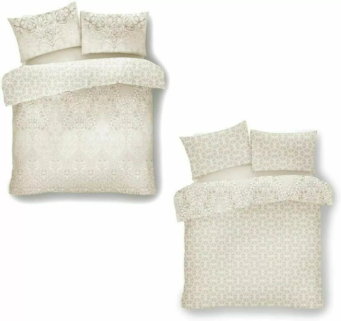 Antoinette Damask Floral Pattern Duvet Quilt Covers Summer Season Bedding Sets