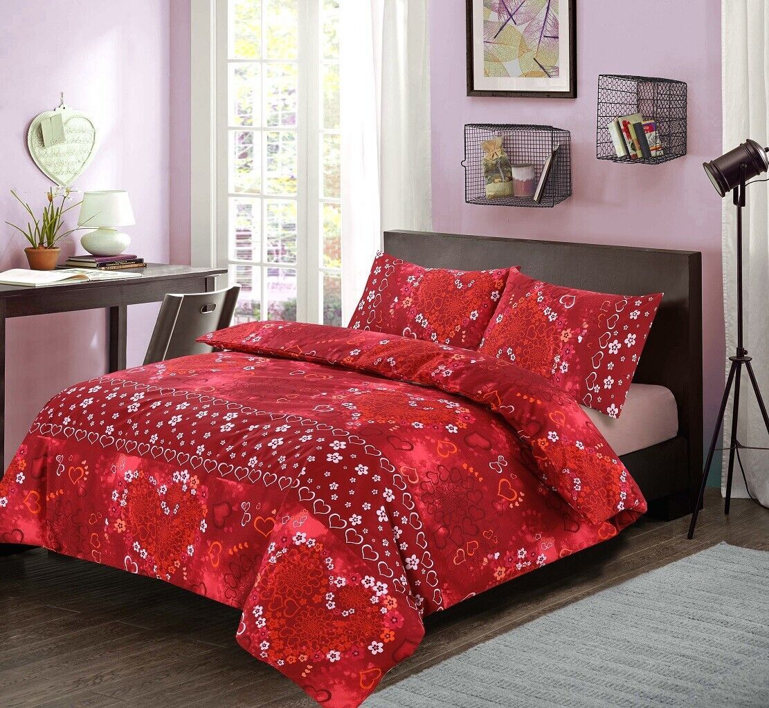 Jasmin & Elephant Duvet Cover Set With Pillowcases Quilt Bedding Sets All Sizes