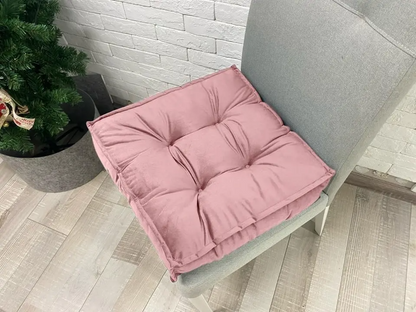 Booster Seat Cushion Pad Velvet Thick Floor Armchair Kitchen Garden Adult Indoor