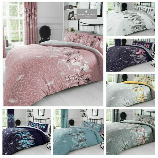 Feathers Dream Catcher Duvet Cover Sets Soft Quilt Cover Bedding Sets / Curtains