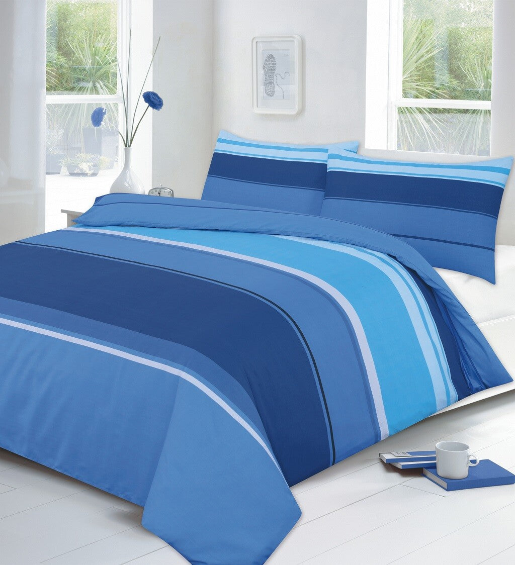 Printed Duvet Cover Set Quilt Reversible Beddings Single Double Super King Size