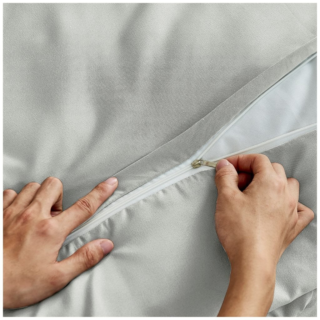 Seersucker Newry Duvet Quilt Cover Pillow Case Bedding Bed Set 5 Colours