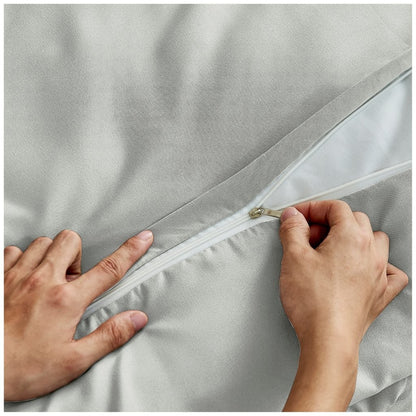 Seersucker Newry Duvet Quilt Cover Pillow Case Bedding Bed Set 5 Colours