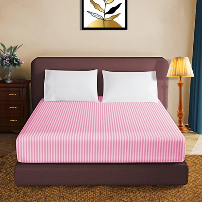 100% Egyptian Pcotton Fitted Sheet 30Cm Extra Deep 300tc Bedsheets Single Double