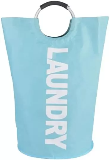 82L Foldable Fabric Laundry Basket Collapsible Clothes Hamper Bag Washing Bin