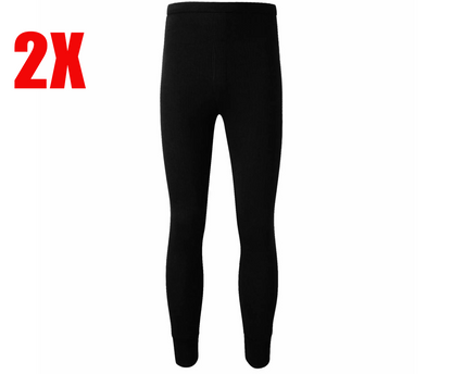2pcs Men's Thermal Long Johns Underwear Pants Warm Trousers Baselayer Bottoms