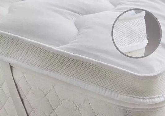 5cm, 2inch Deep MATTRESS TOPPER Heavy Box Stitched Thic Hotel Quality Microfiber