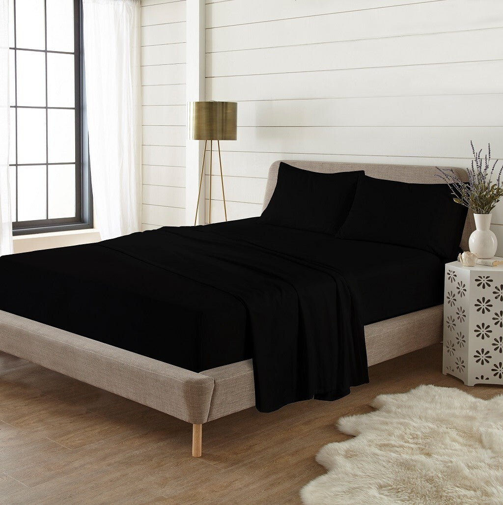Flannelette 100% Brushed Cotton  Duvet Quilt Cover Bed Set Double King Single