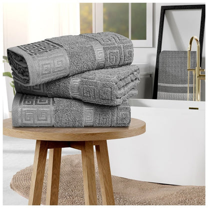 3Pcs Odella Bath Sheet 100% Egyptian Cotton Soft & Absorbent 500 GSM