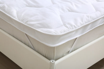 5cm, 2inch Deep MATTRESS TOPPER Heavy Box Stitched Thic Hotel Quality Microfiber