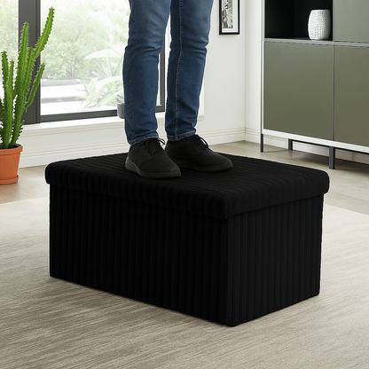 Foldable Storage Boxes with Lid Collapsible  Home Clothes Organizer Fabric Cube