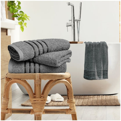 Luxury Hand Towel & Bath Sheet Super Soft 100% Cotton Quickly Dry Estrella Strip