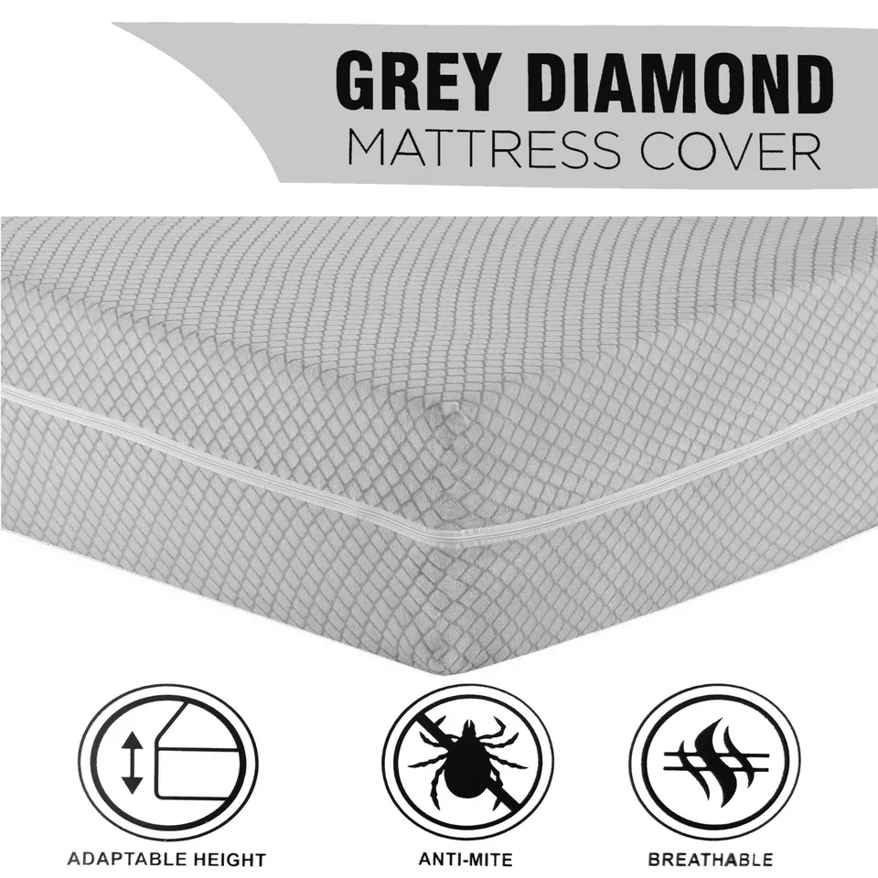 Zipped Mattress Cover Protector ANTI BED BUG Total Encasement Double & King Size