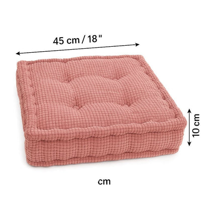 Booster Seat Cushion 45x45x10cm Plush Fleece Chair Height Raiser Support Comfort