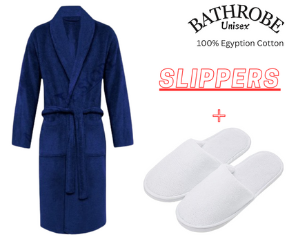 TERRY TOWEL BATH ROBE UNISEX LUXURY SOFT EGYPTIAN COTTON TOWELLING DRESSING GOWN