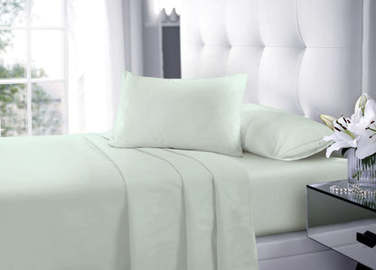 Flat Sheet Bed Sheets Ultra Soft Microfiber Single Double King Super King Size