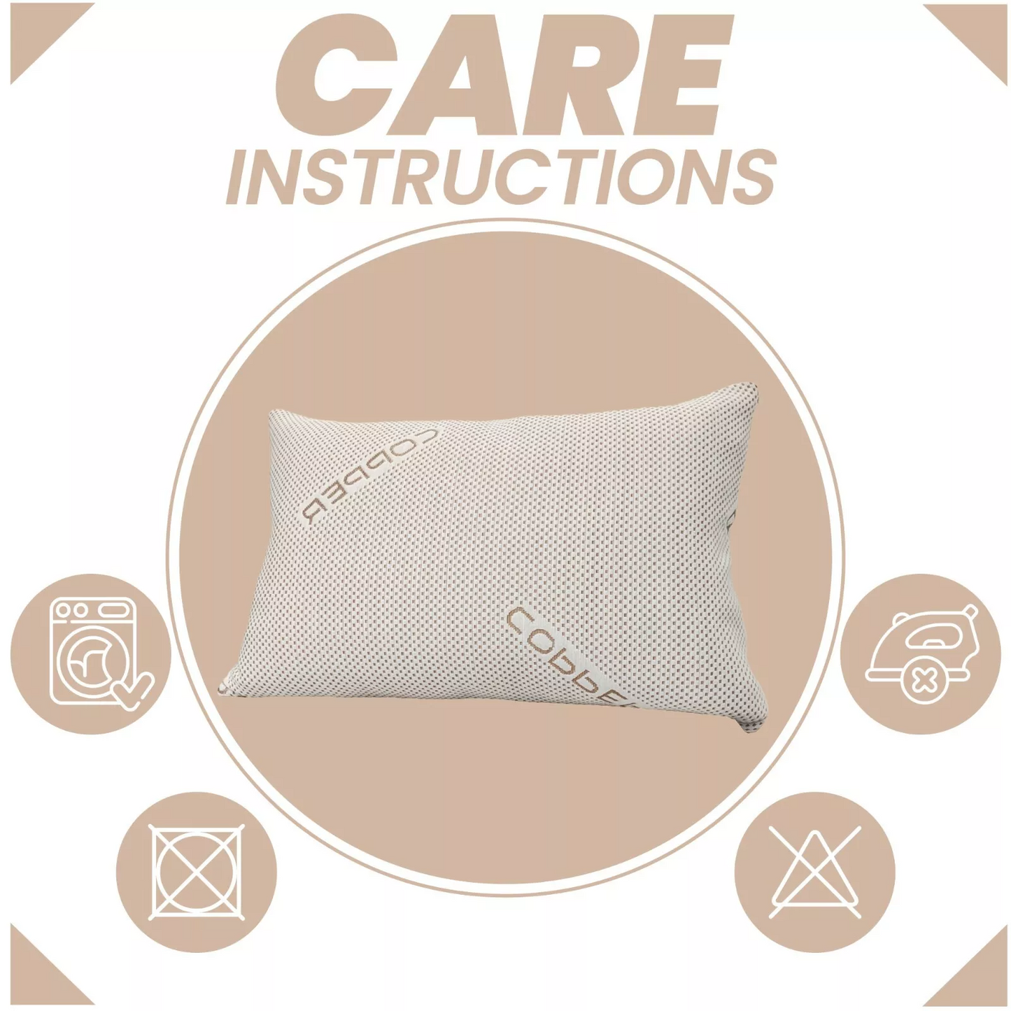Hotel Quality One Pillow Lavender Scented, Copper Infused Memory Foam, Ice Cool