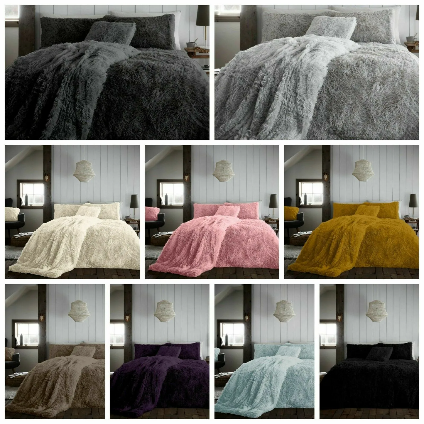 Cuddles Hug & Snug Duvet Cover Set With Pillowcase Bedding Cosy & Warm UK Bed