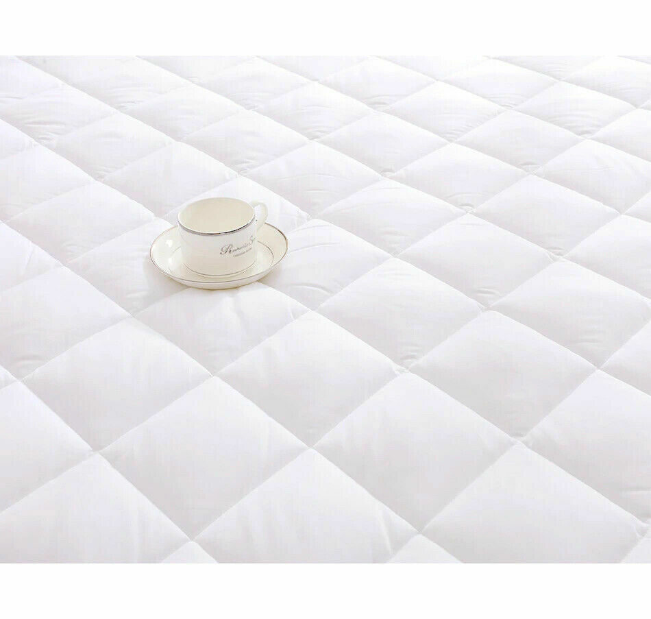 EXTRA DEEP QUILTED WATERPROOF MATTRESS PROTECTOR  FITTED SHEET BED WET COVER