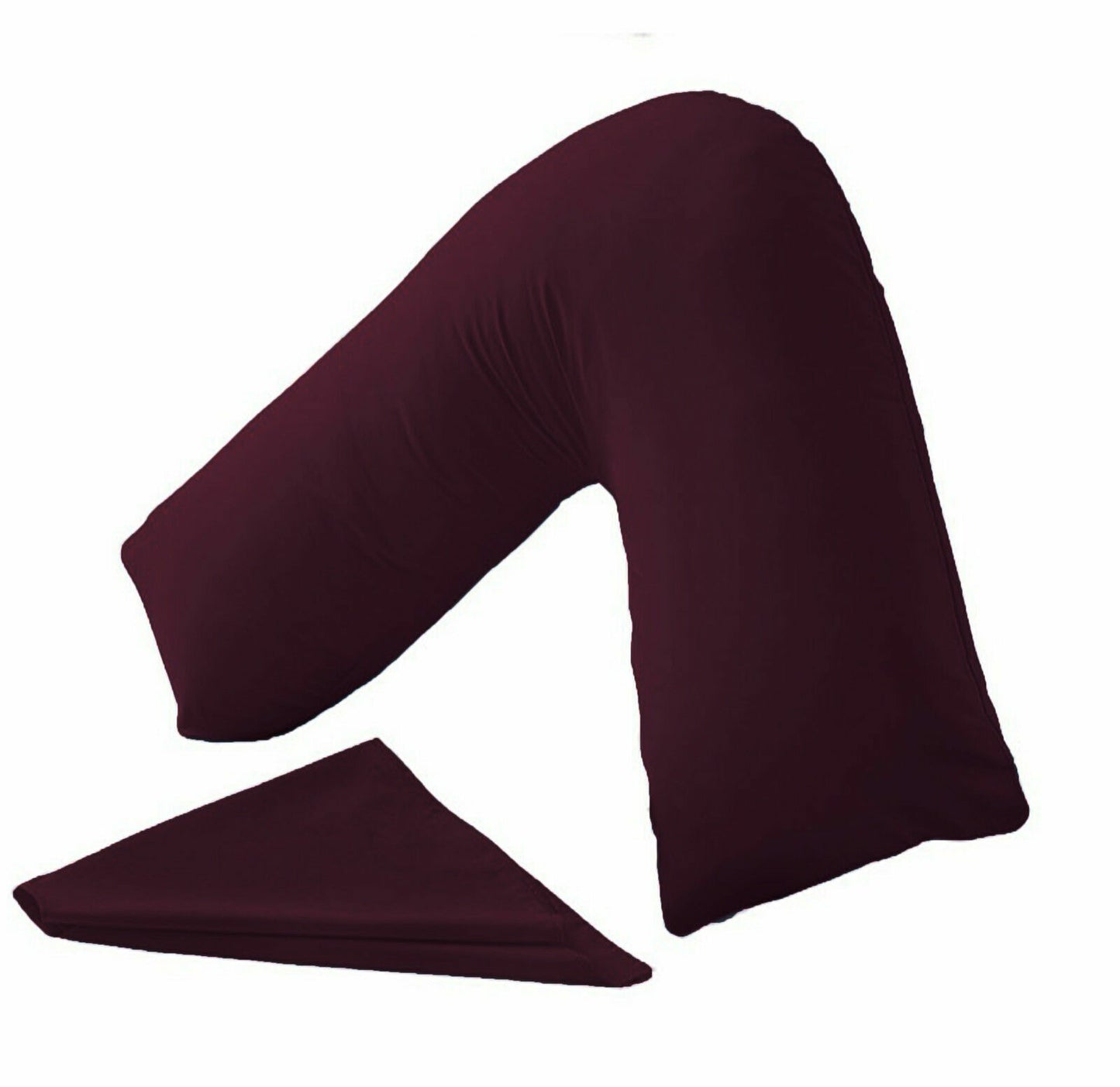 V Shaped Pillow and Case Cover Orthopedic V-Neck Nursing Pregnancy Baby Support