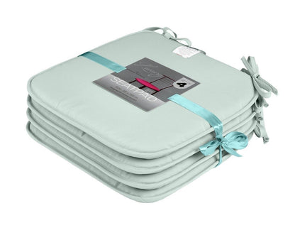 Chair Seat Pads Tie On Dining Kitchen Garden Patio Indoor & Outdoor Seat Cushion