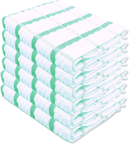 Pack Of 5-10 Terry 100% Cotton Tea Towels Set Dish Cloth Kitchen Cleaning Drying