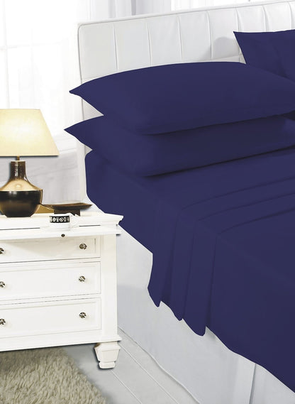 2 x Pillow Case Luxury Fine Poly cotton Housewife Pair Pack Pillows Cover Cases