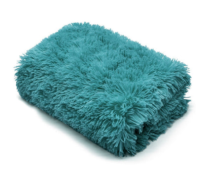 HUG & SNUG THROW LUXURY WARM COSY SOFT SOFA BED MINK FLUFFY FUR BLANKET DOUBLE