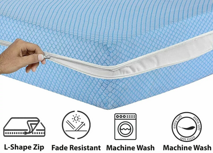 Zipped Mattress Cover Protector ANTI BED BUG Total Encasement Double & King Size