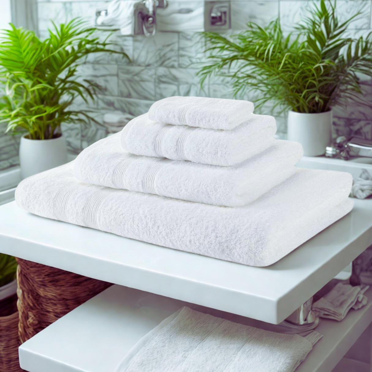 4Pcs Bale Egyptian Cotton Super soft 500 GSM Face Towels Hand Bath Towel Bath Sheet