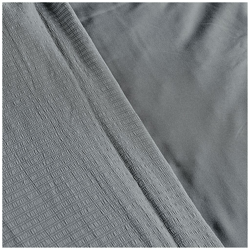 Seersucker Newry Duvet Quilt Cover Pillow Case Bedding Bed Set 5 Colours
