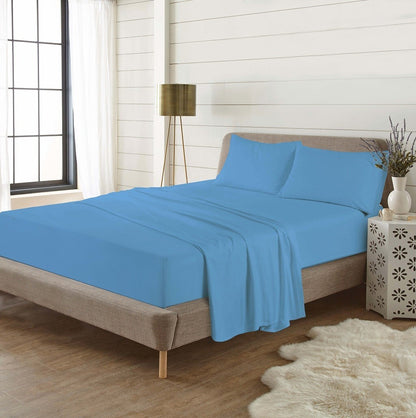 Flannelette 100% Brushed Cotton  Duvet Quilt Cover Bed Set Double King Single