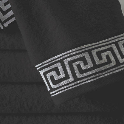 Greek Key Style 100% Egyptian Cotton Towels Sets Bath Sheets Jumbo Sheets Hotel