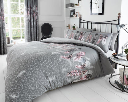 Feathers Dream Catcher Duvet Cover Sets Soft Quilt Cover Bedding Sets / Curtains