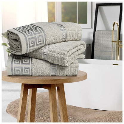 3Pcs Odella Bath Sheet 100% Egyptian Cotton Soft & Absorbent 500 GSM