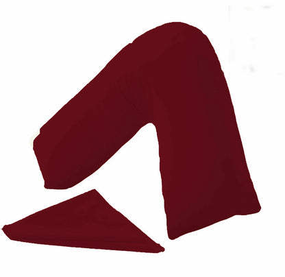 V Shaped Pillow and Case Cover Orthopedic V-Neck Nursing Pregnancy Baby Support