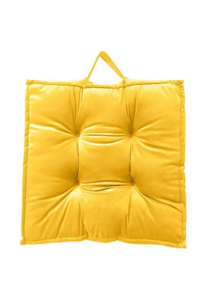 Booster Seat Cushion Pad Velvet Thick Floor Armchair Kitchen Garden Adult Indoor