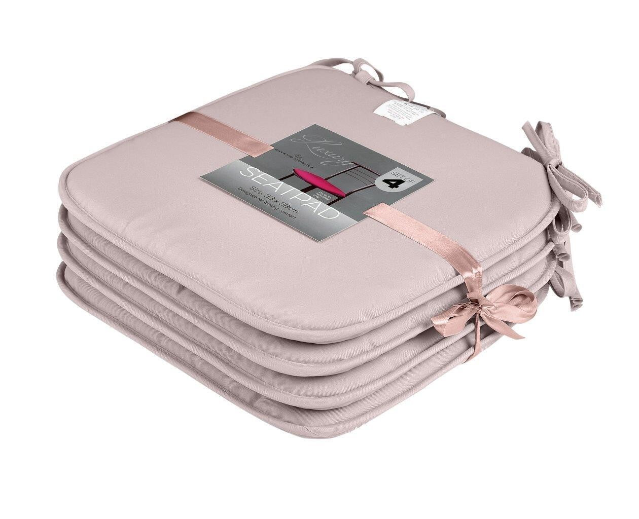 Chair Seat Pads Tie On Dining Kitchen Garden Patio Indoor & Outdoor Seat Cushion