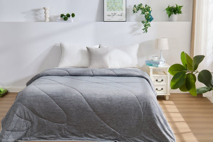 COOLING BLANKET COOL GREY SUMMER BLANKET AIR CONDITION HEALTHY SLEEP THIN QUILT