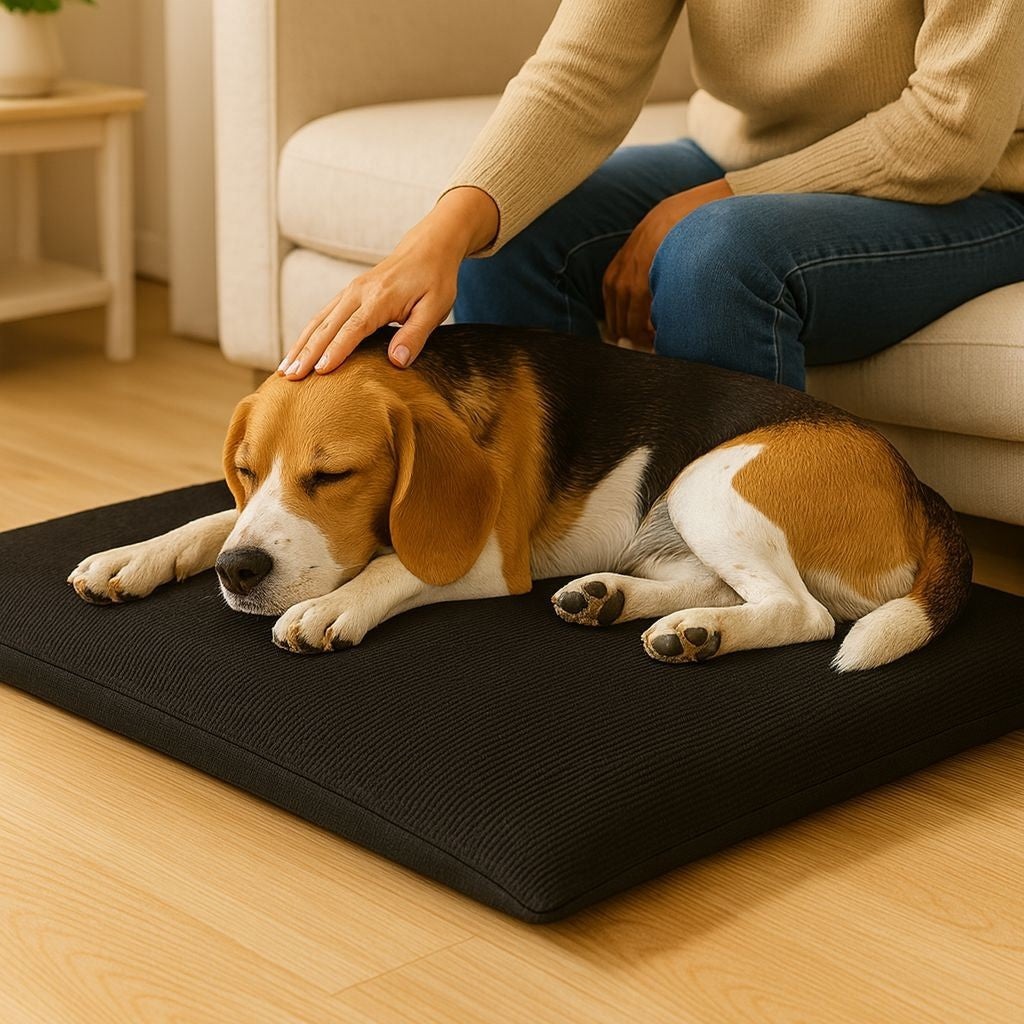 Large Dog Cat Pet Mat Bed 70x95cm Non-Slip Washable Fleece Puppy Travel Pad Soft