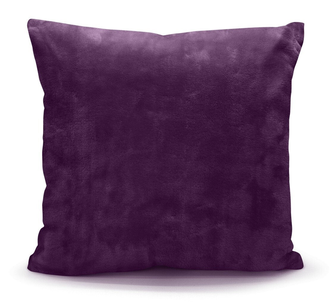 Plain Mink Throws Faux Fur Sofa Bed Warm Cuddle Blanket & Cushion Cover Beddings