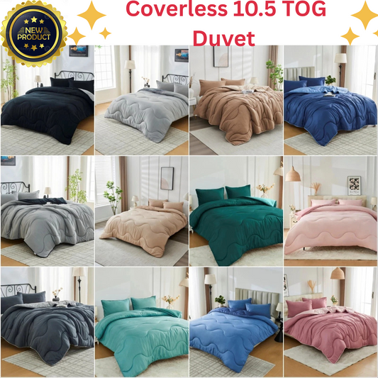 10.5 Tog Coverless  Microfibre Duvet Lightweight Ultra Soft Warm Cosy Quilt Sets