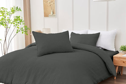 Luxury Seersucker Durham Duvet Quilt Cover & Pillowcase/s Bedding Set