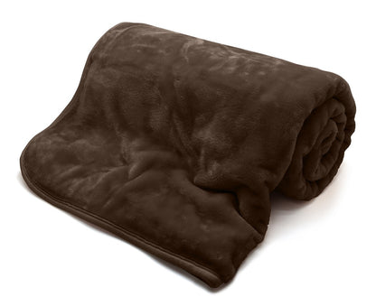Plain Mink Throws Faux Fur Sofa Bed Warm Cuddle Blanket & Cushion Cover Beddings