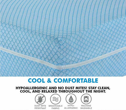 Zipped Mattress Cover Protector ANTI BED BUG Total Encasement Double & King Size