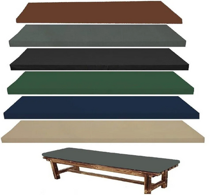 Outdoor 2/3/4 Seater Bench Pad Waterproof Fabric Garden Furniture Seat Cushions